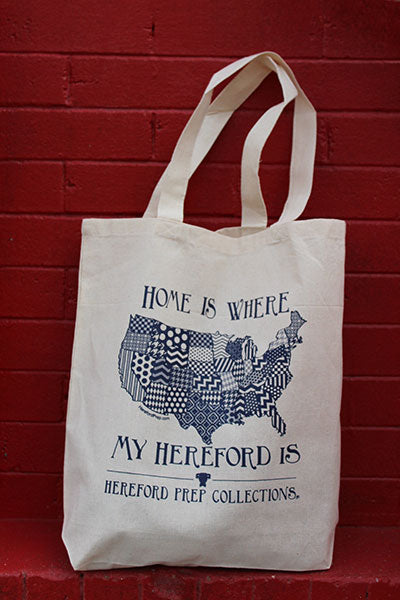 Home is Where my Hereford Is Tote Bag