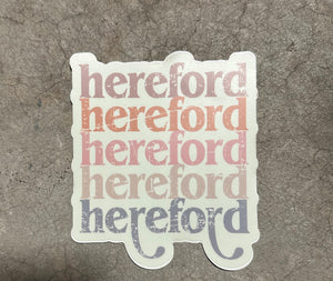 Hereford Hereford Hereford