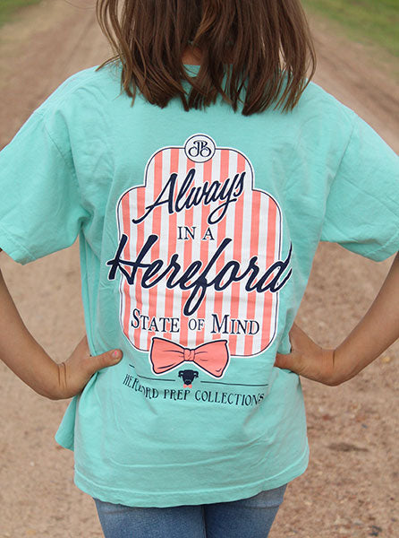 Hereford State of Mind - Mint Short Sleeve Youth Shirt 