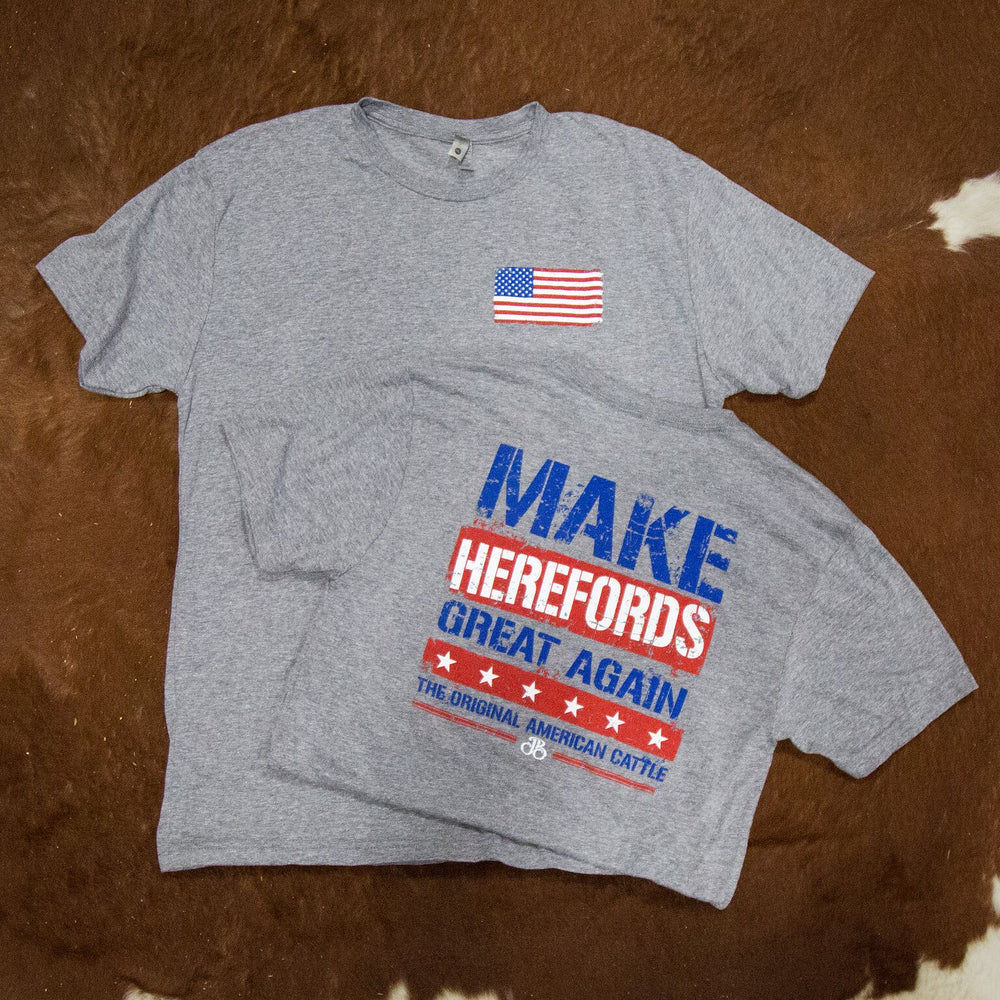 Make Herefords Great Again - Heather Grey Youth Shirt