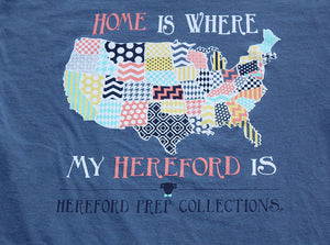 Home Is Where My Hereford Is - Long Sleeve Youth Shirt