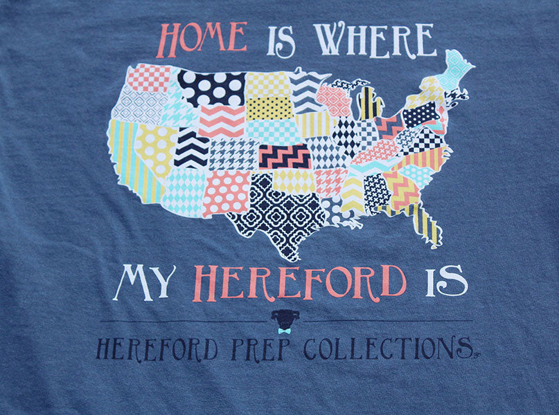 Home Is Where My Hereford Is Long Sleeve Tee