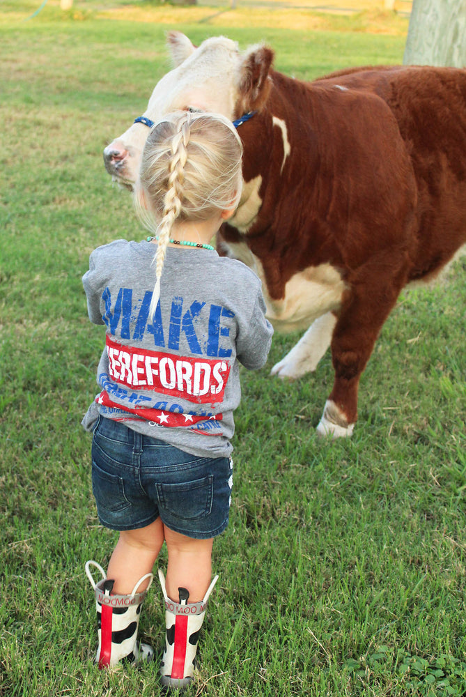 Make Herefords Great Again - Heather Grey Youth Shirt